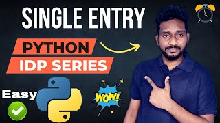 Python IDP Exam Single Entry Question & Answer | How Pass #idp test Python Tutorial #crack #idp