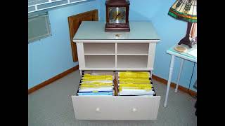 Sauder Harbor View Lateral File, Salt Oak finish