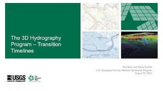 3D Hydrography Program Transition Timelines