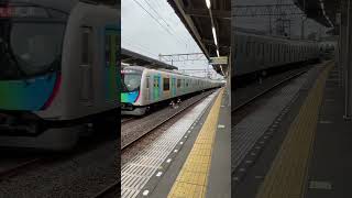 西武40000系発車シーンとLaview通過シーン #shorts