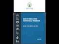 VIDEO Education Statistical yearbook