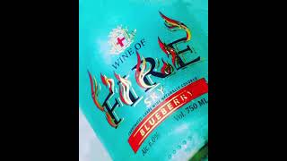 Espumante wine of fire blueberry 750 cc | www.delara.cl