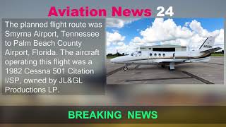 Private Jet Crashes in Tennessee | Cessna Citation 501 | Aviation News Weekly | Aviation News 24