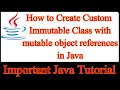 How to create Immutable Class in Java  | User Defined Custom Immutable Class in Java