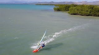 Drone Action Salinas Windsurfing, Puerto Rico 4K