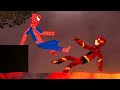 Spider-Man vs Flash on Lava in People Playground