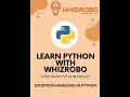 Python Exception Handling with Try and Except⚠️ | Learn Python Programming
