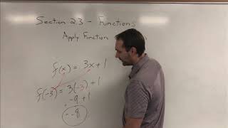 Section 2.3 - Function Notation