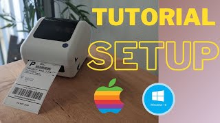 Beeprt By-245 Thermal Label Printer Setup Install Tutorial | Calibrate + Mac + Windows PC