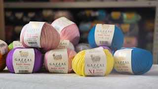 Обзор пряжи GAZZAL BABY WOOL