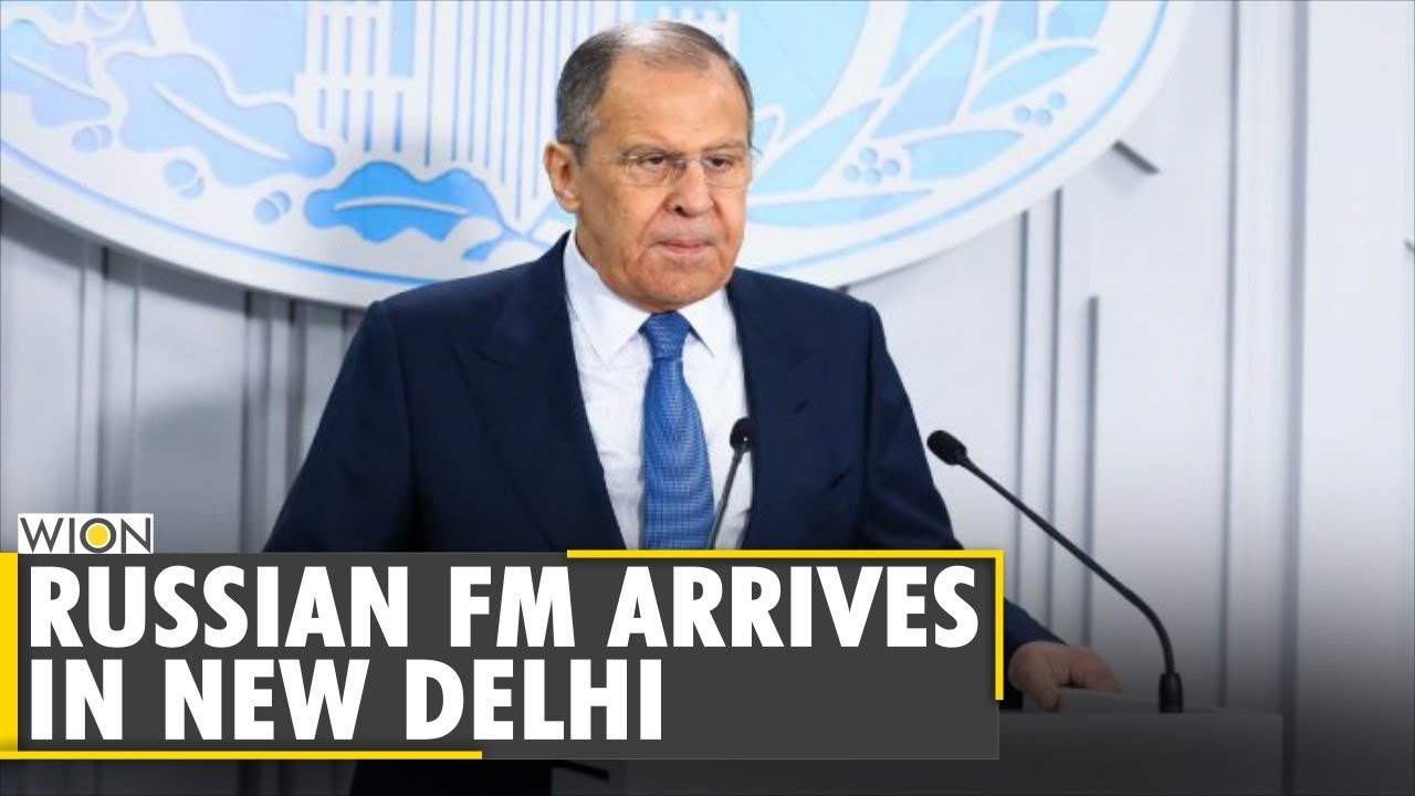 Russian Foreign Minister Sergey Lavrov Arrives In India For Two-day ...