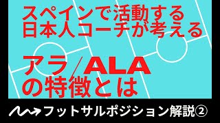 【フットサルポジション解説②】：アラ（Ala）の特徴を、スペインで活動する日本人コーチが考える。【初心者、中級者向け】＋有名選手も紹介