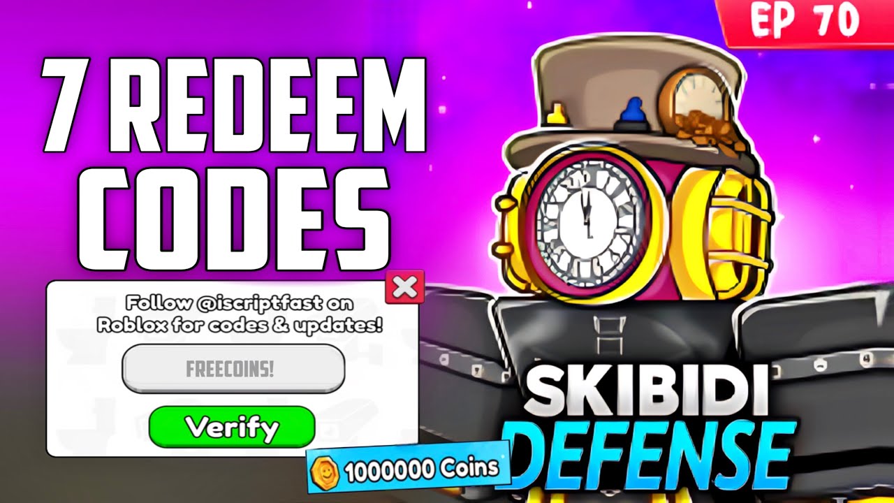 *NEW* ALL WORKING CODES FOR SKIBIDI TOWER DEFENSE! ROBLOX SKIBIDI TOWER ...