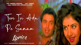 Teri Isi Ada Pe Sanam (HD) - Deewana Song - Shahrukh Khan - Rishi Kapoor - Divya Bharti