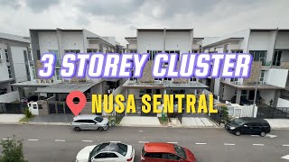 【JB Property 】【NUSA SENTRAL - 3 STOREY CLUSTER】【BRAND NEW]