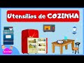 Objetos de COZINHA 🍽  Utensílios de cozinha 🥤 vídeo educativo/ Vídeo Infantil