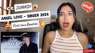 HE'S UNREAL ! Arab girl reacts to Dimash - Angel Love Live (Singer 2024) First time REACTION/REVIEW