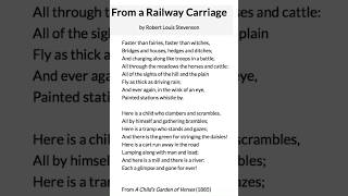 From A Railway Carriage #poetry #quotes #robertlouisstevenson