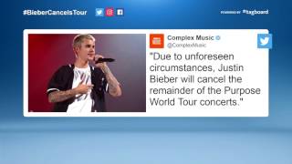 Fans Upset Bieber Cancels Remaining Concert Dates