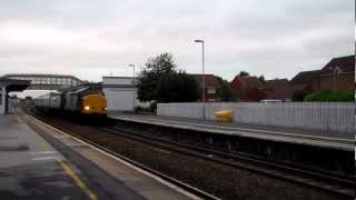 37612 passes Bridgwater with 5Z56 Kilmarnock to Laria on 26th June 2012