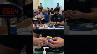 Rubik's solve in 3.63s second world record