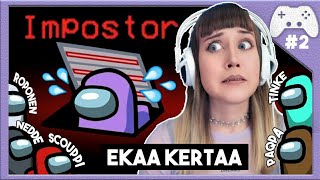 EKAA KERTAA IMPOSTOR IKINÄ | AMONG US #2 (TUBETTAJIEN KANSSA)