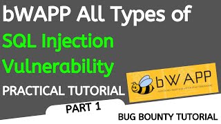 bwapp sql injection || Part 1 || bwapp sql injection solution || bwapp tutorial || Cyber World Hindi