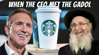 An Unforgettable Encounter: Howard Schultz \u0026 Rabbi Nosson Tzvi Finkel - Rabbi Duvi Bensoussan STORY