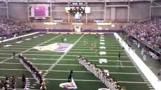 UNI Football Pre-game entrance.