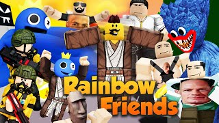 THE RISE OF RAINBOW FRIENDS // Brookhaven 🏡RP - FUNNY MOMENTS