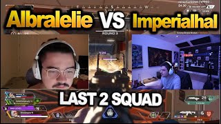 Imperialhal vs Albralelie ( new team ) in last 2 squad algs scrims