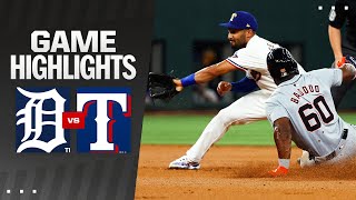 Tigers vs. Rangers Game Highlights (6/4/24) | MLB Highlights