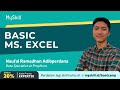 Short Class Microsoft Excel: Basic Excel