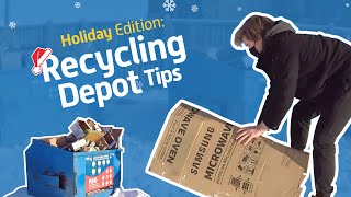 YXE Waste Tour: Holiday Edition (Recycling Depot Tips)