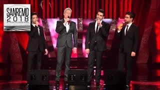 Sanremo 2018 - 2^ serata - Il Volo e Baglioni cantano \