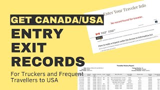 i-94 Records Not Found Canadians / Get records using ATIP