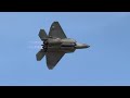 2024 USAF F-22 Raptor Demo Team (WITH FLARES!) MCAS Yuma Airshow 2024