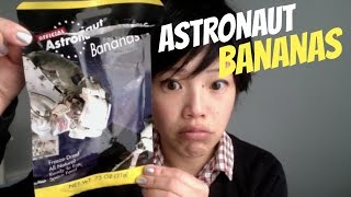 Emmy Eats Astronaut Bananas - Space Food