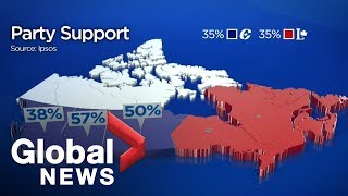 Canada Election: Liberals, Conservatives tied in Ipsos poll