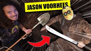 We DUG UP the Grave of JASON VOORHEES at Camp Crystal Lake!!