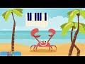 Пальчикова гімнастика 🤚Фізкультхвилинка 🌞Пісня про краба 🌴🦀 Дитячі пісні