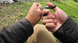 Early Spring Top water Frog - Bass Fishing in Maryland 早春水面雷蛙饵 - 马里兰野水钓鲈鱼