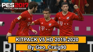 PES 2017 | Kitpack 2019-20 V5 HD by Geo_Craig90