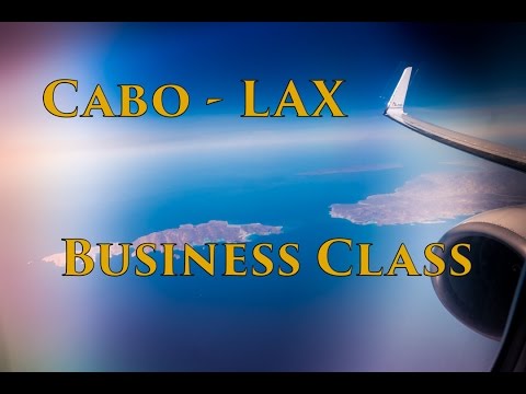 AA 737-800 Los Cabos-LAX Business Class & Rainy Day Landing AA 737-800 Los Cabos-LAX Business Class & Rainy Day Landing