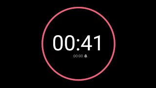 41 Second Countdown Timer / iPhone Timer Style