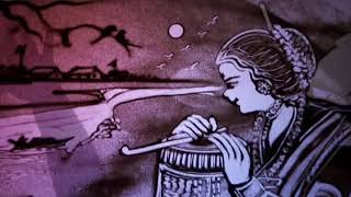 Sand Art on The Bihu - Culture of Assam - by Speed Painter Rabin Bar