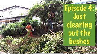 My Japanese House [Episode 4 : Just clearing out the bushes]