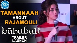 Tamannaah - It was dream to work with Rajamouli || Baahubali Trailer Launch