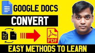 How to Convert Google Doc to PDF - Save Google Docs As PDF [Step-By-Step]