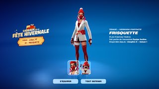 Comment avoir le Skin GRATUIT FRISQUETTE sur Fortnite 🎁 (ouvre vite ton cadeau Winterfest)